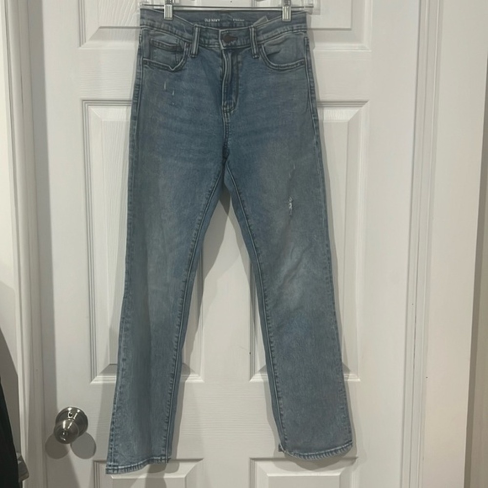 Old Navy Boys Built In Flex Straight Jeans